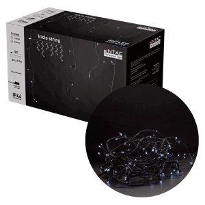 Istappe lyskæde - CW - 6400K - IP44 - 8 M