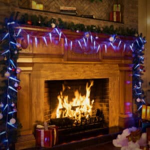 Lyssnor juleistapper 80 lysdioder 13m